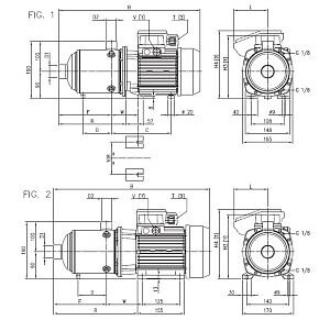 Відцентровий насос EBARA MATRIX 10-3T/1.3M (30.1.2471030000) купити в Україні
