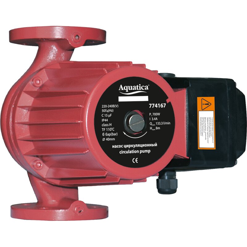 Насос циркуляційний фланц 1.0кВт Hmax 16.3м Qmax 250л/хв DN40 250мм + відповідн флан купити в Україні