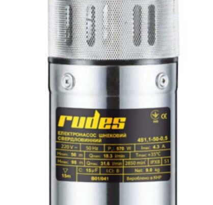 Насос свердловинний RUDES 4S 1.1-50-0.5 купити в Україні