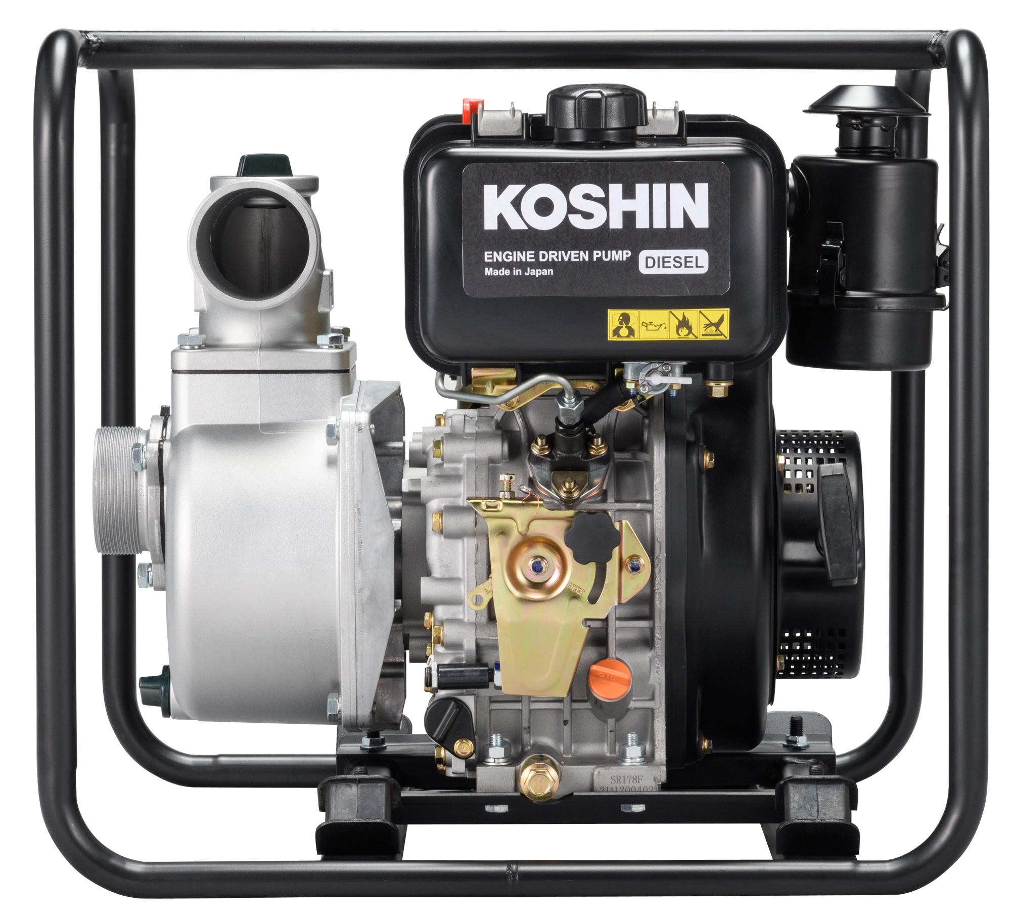 Дизельна мотопомпа для чистої води Koshin SEV-80D купити в Україні