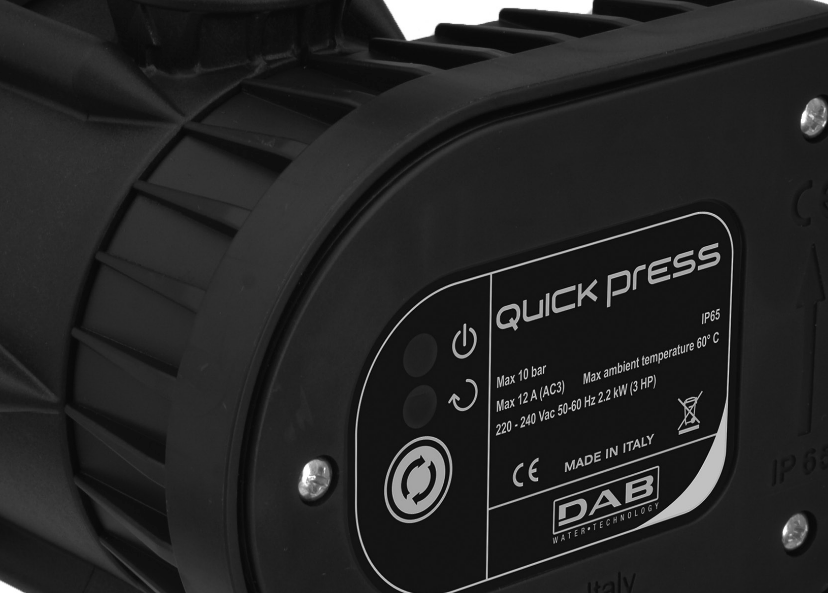 Блок управления насосом DAB QUICK PRESS 1.1-2.2 kW 1x230V 1.5 Bar S/CAVI купить в Украине