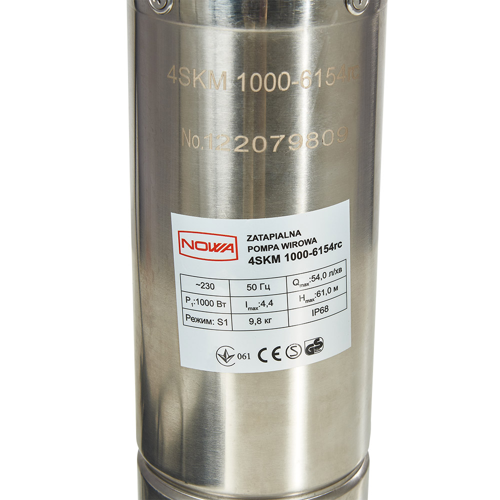 Насос глибинний вихровий NOWA 4SKM 1000-6154rcw купити в Україні