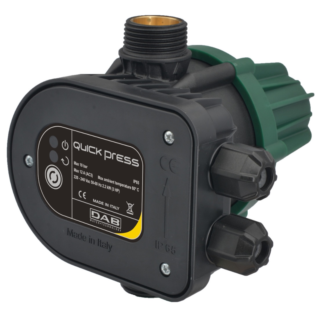 Блок управління насосом DAB QUICK PRESS 1.1-2.2 kW 1x230V 1.5 Bar S/CAVI купити в Україні